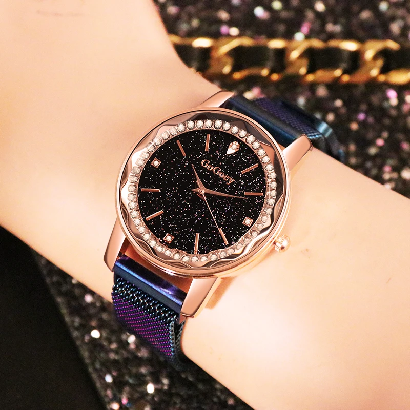 

Gogoey Luxury Women Watches Ladies Starry Sky Clock Fashion Diamond Female Wristwatches Watches For Women relogio feminino Saat