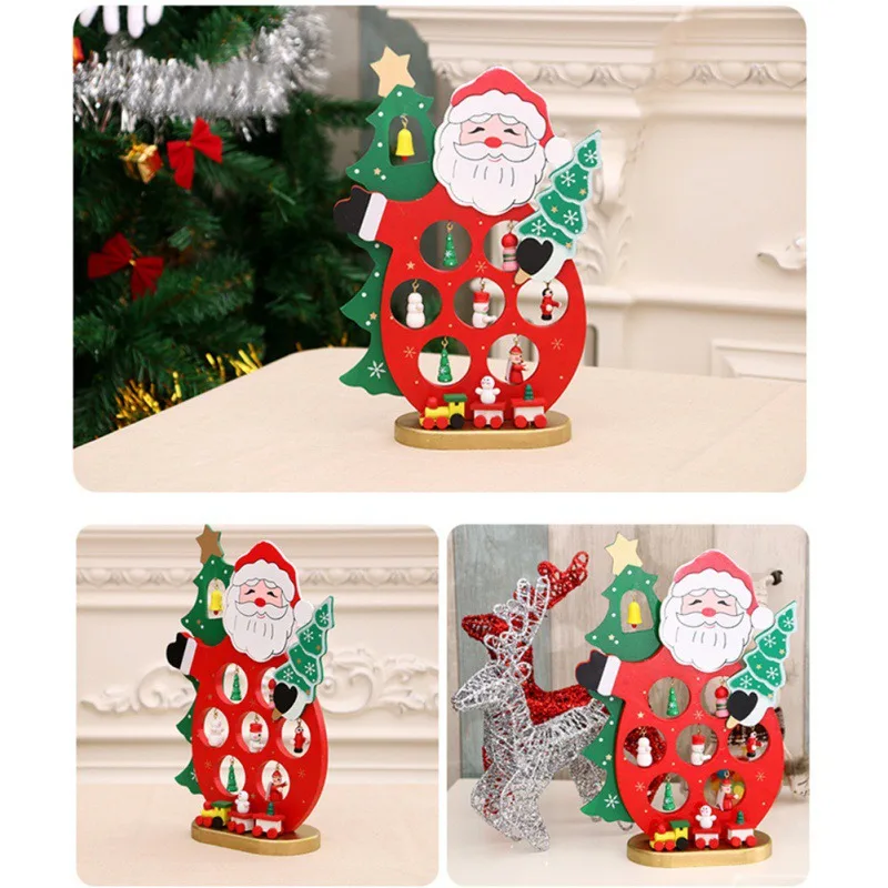 DIY Рождественское украшение Деревянная Рождественская елка рождественское