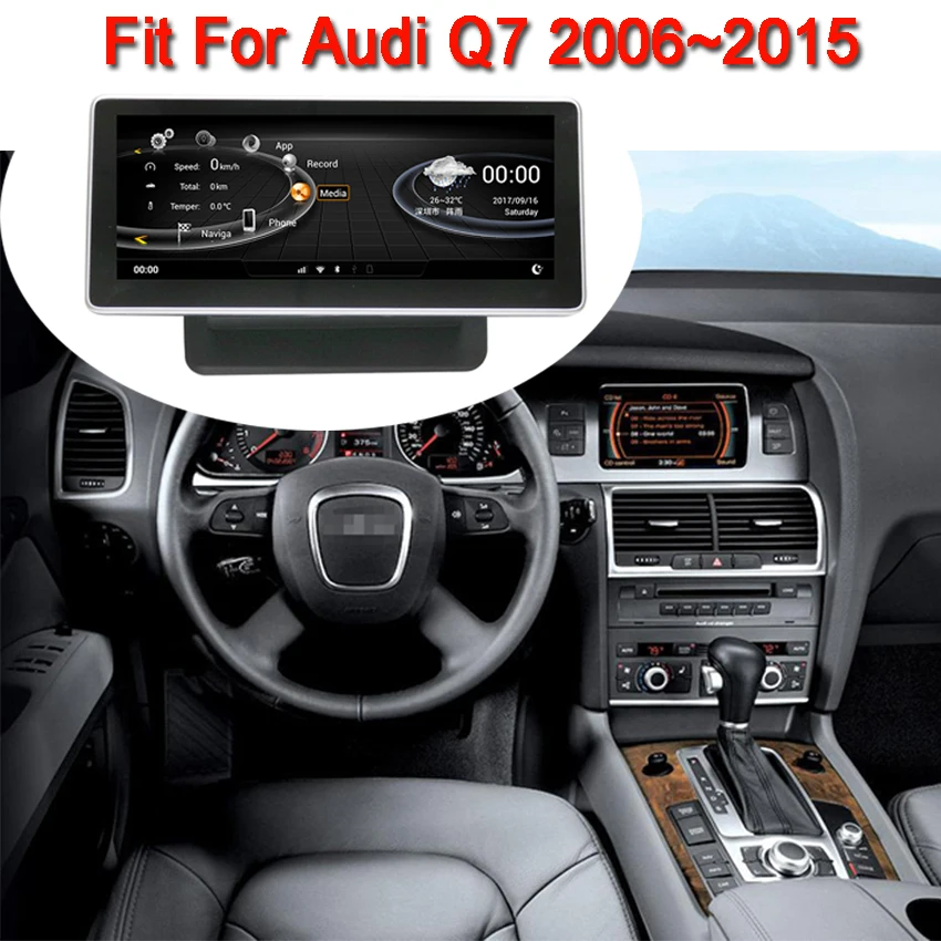 Liislee 10,2" Android для Audi Q7 2006~ сенсорный экран gps-навигация, радио, стерео тире мультимедийный плеер Поддержка Carplay