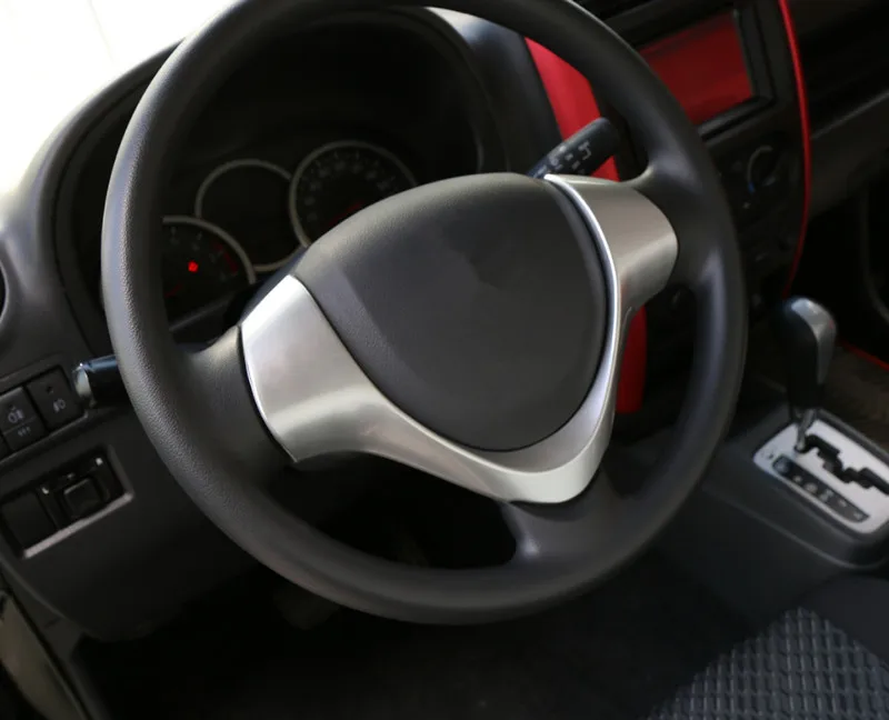 

Sansour Chrome ABS Steering Wheel Trim Moulding Interior Accessories For SUZUKI Jimny 2015-2017