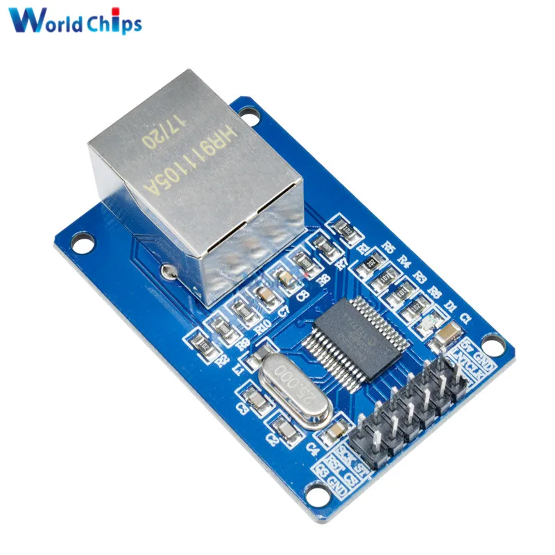 ENC28J60 LAN Ethernet сетевой модуль 25 МГц для Arduino Crystal AVR 51 LPC STM32 3 V|module board|module ethernetarduino ethernet