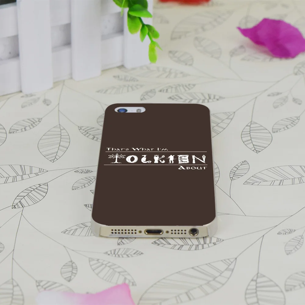 C2342 What I'm Tolkien About Transparent Hard Thin Case Skin Cover For Apple IPhone 4 4S 4G 5 5G 5S SE 5C 6 6S Plus |