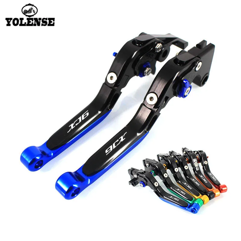 

Складные Выдвижные рычаги тормоза и сцепления с логотипом XJ6 для мотоциклов YAMAHA XJ6 XJ 6 2009-2015 2010 2011 2012 2013 2014