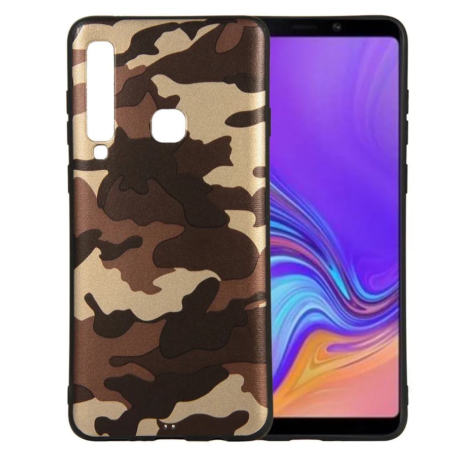 Чехол для Samsung Galaxy A9 2018 A920F задняя крышка классический Камуфляжный узор мягкий