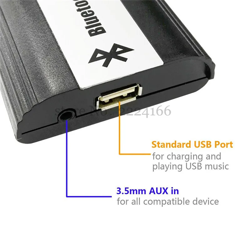 SITAILE A2DP MP3 музыкальный плеер Автомобильный Bluetooth комплект адаптер для peugeot 207 307 RD4 Citroen RT4 C2 C3 12PIN интерфейс USB зарядное устройство