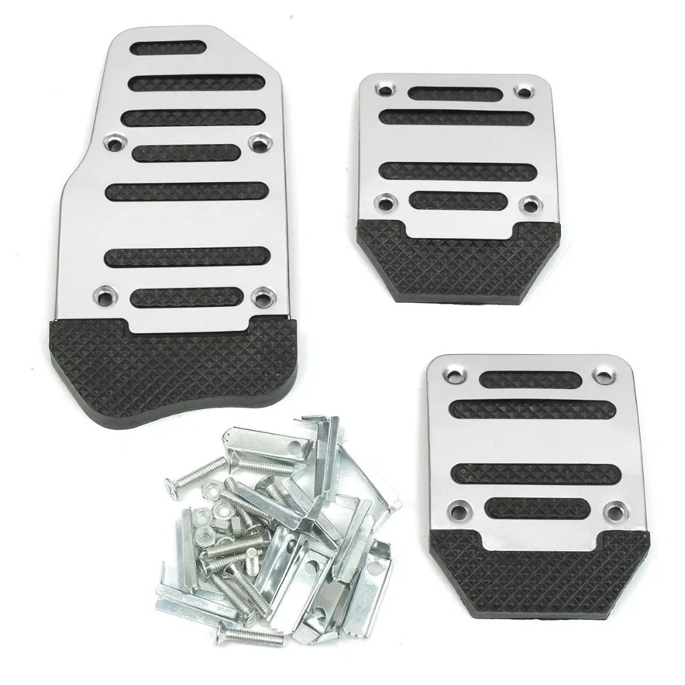 Новинка универсальные противоскользящие педали для автомобиля Набор чехлов