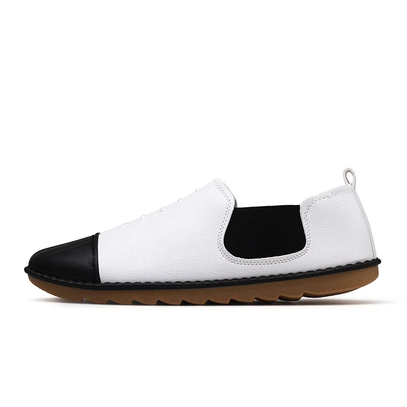 Новый Для мужчин летняя повседневная обувь в английском стиле ретро Стиль Slip-on
