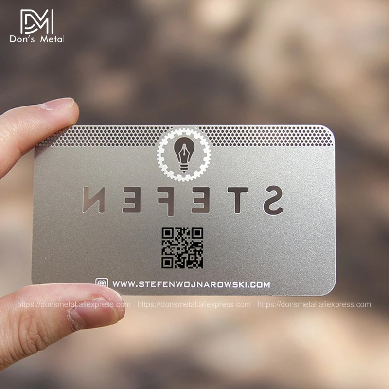 Cena Spersonalizowany Metalowy Na Kartę Ze Stali Nierdzewnej