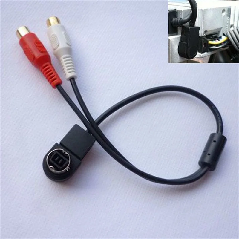 2018 HOT SALE Aux Input Cable For ALPINE KCA-121B AI-NET RCA Auxiliary Car Accessory YYH* best price Vicky | Автомобили и