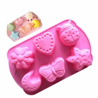3d cartoon animals silicone cake mould baking tool sweet candy jelly molds pink soap silicone mold form cake decoration diy