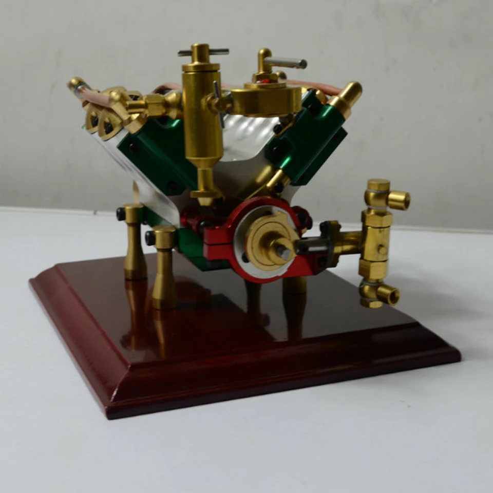

Live Steam Engine* V 4-Cylinder Steam Engine