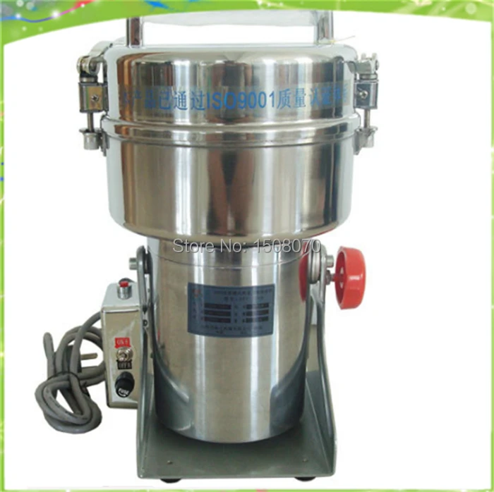

free shipping 800g commercial dry pepper grinder electric chili grinder machine aniseed grinder spice mill machine