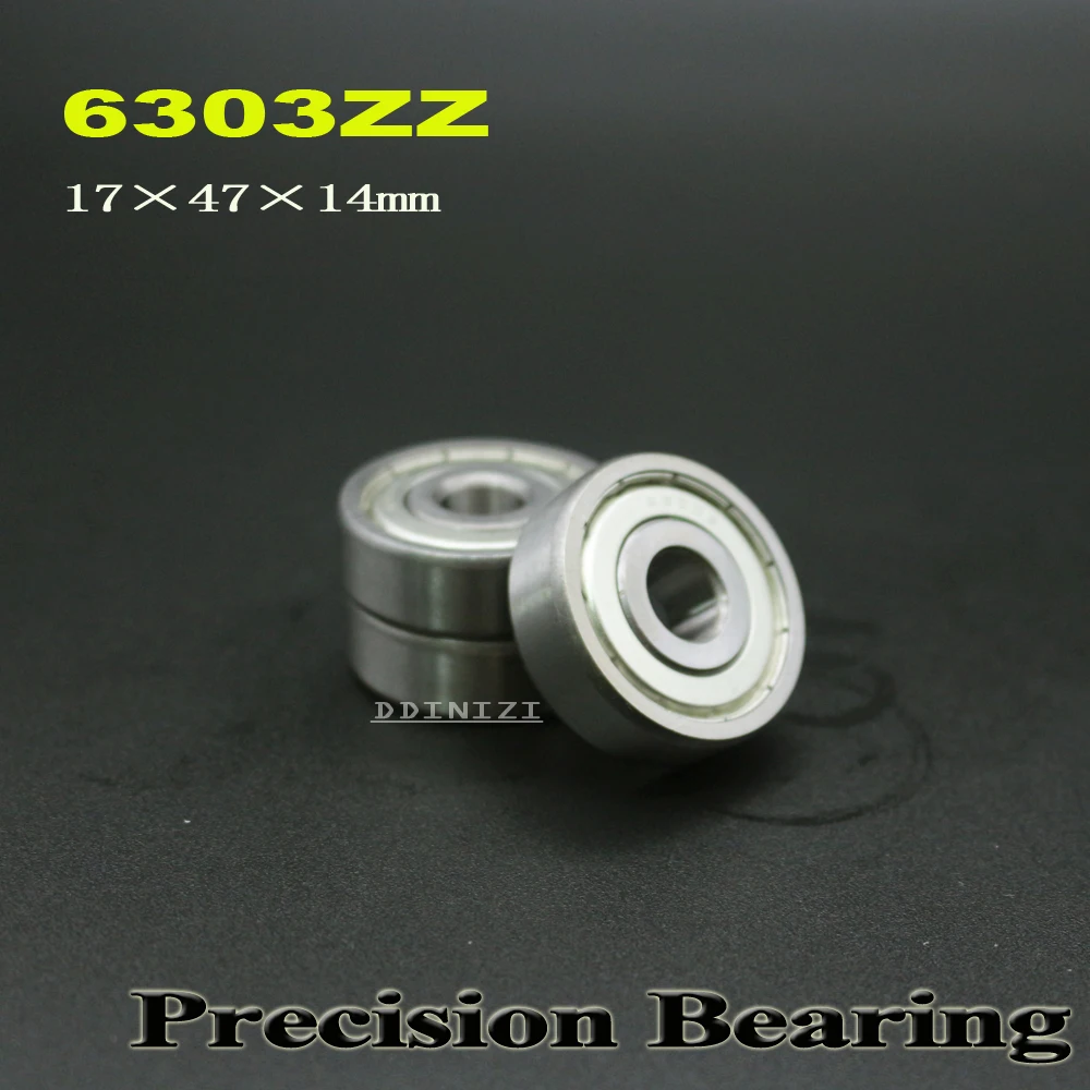 6303ZZ Bearing 17*47*14 mm ABEC-3 For Blower Vacuums Saw Tri
