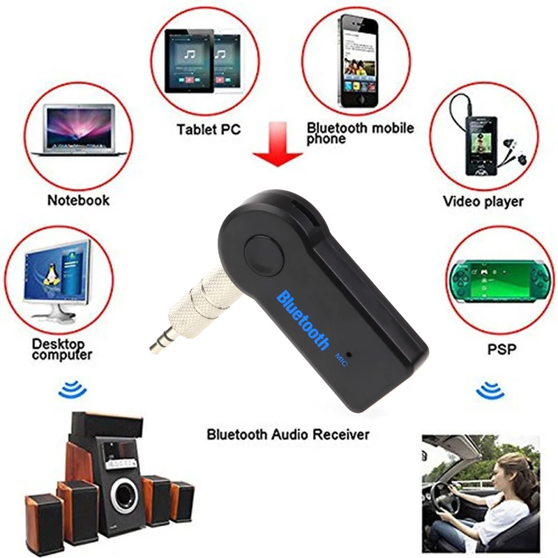 Беспроводной автомобильный Bluetooth ресивер Blutooth 3 5 мм для музыки Volkswagen VW Polo Passat B5 B6 CC