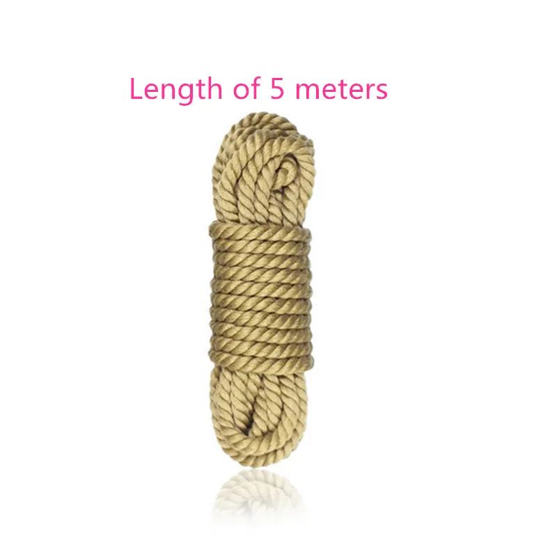 Новинка мягкий искусственный джут хлопок шибари бондаж веревка Фетиш 5 м 10