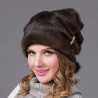 autumn and winter real fur hat womens fur natural suede fur cap fur ball fashion high end womens hat dhy 67