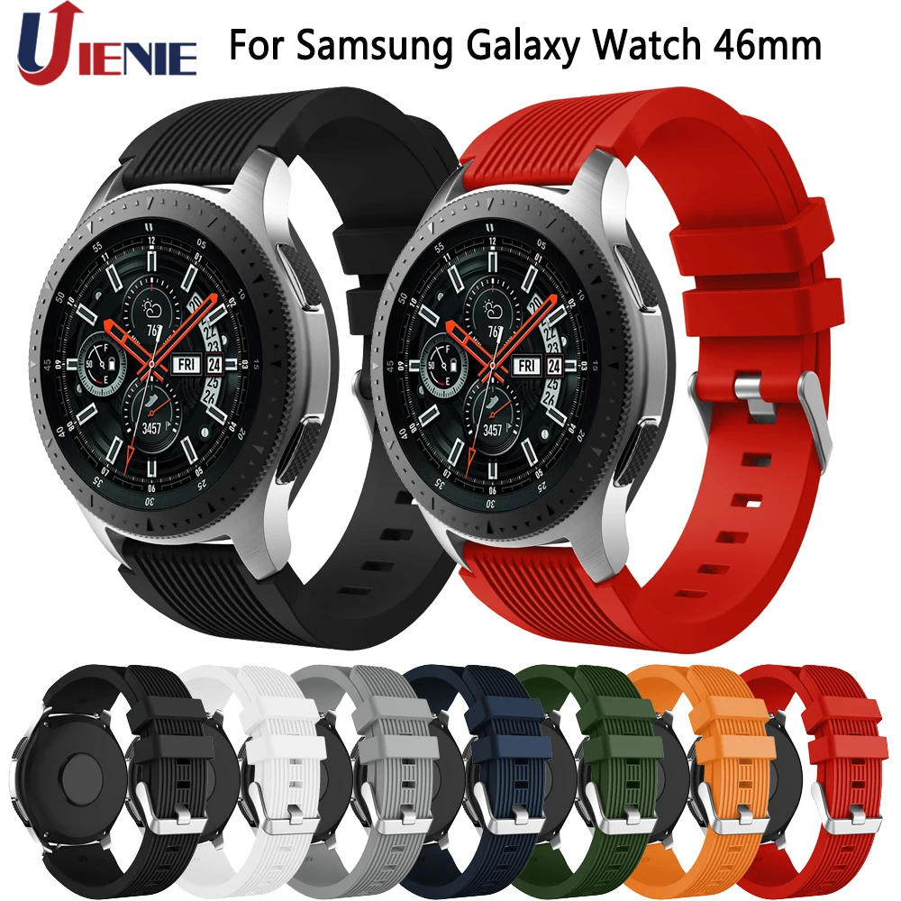 Ремешок для Samsung Galaxy Watch 46 мм спортивный силиконовый браслет 22 ремешок Gear S3 Frontier