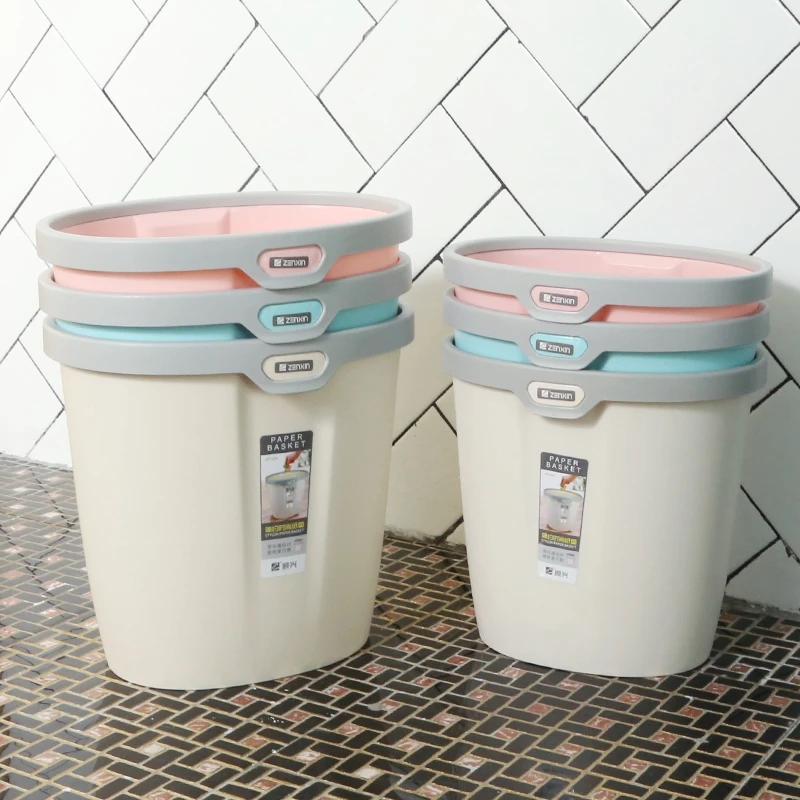 1PC Garbage bucket household tube Waste Bins Overlying classified dustbin saving space Eco friendly and cute | Дом и сад