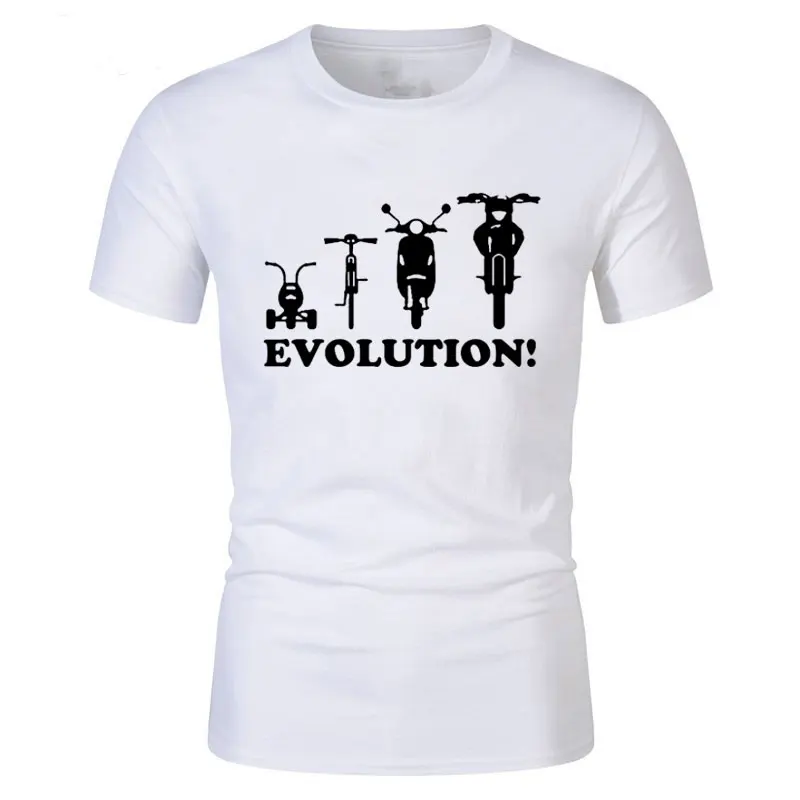 Evolution Of A Tricycle Bicycle Moped Motorbike Funny T Shir