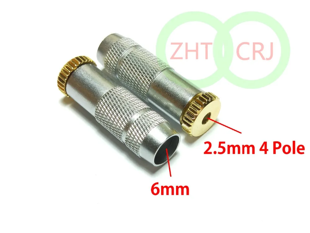 100 шт. медные 4 полюсные разъёмы 2 5 мм|connector 2.5mm|connector adapterconnector |