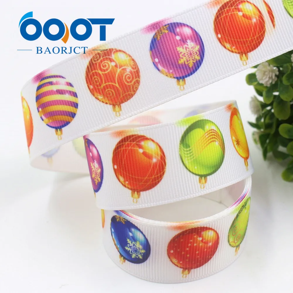 Рождественская серия OOOT BAORJCT ленты из мультфильма грогрен 25 мм 10 ярдов аксессуары