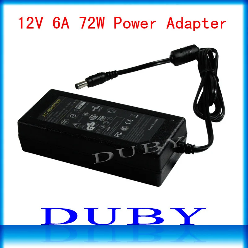 12V6A Новый AC 100 в 240 преобразователь адаптер питания DC 12 В 6A блок вилка EU/US/UK