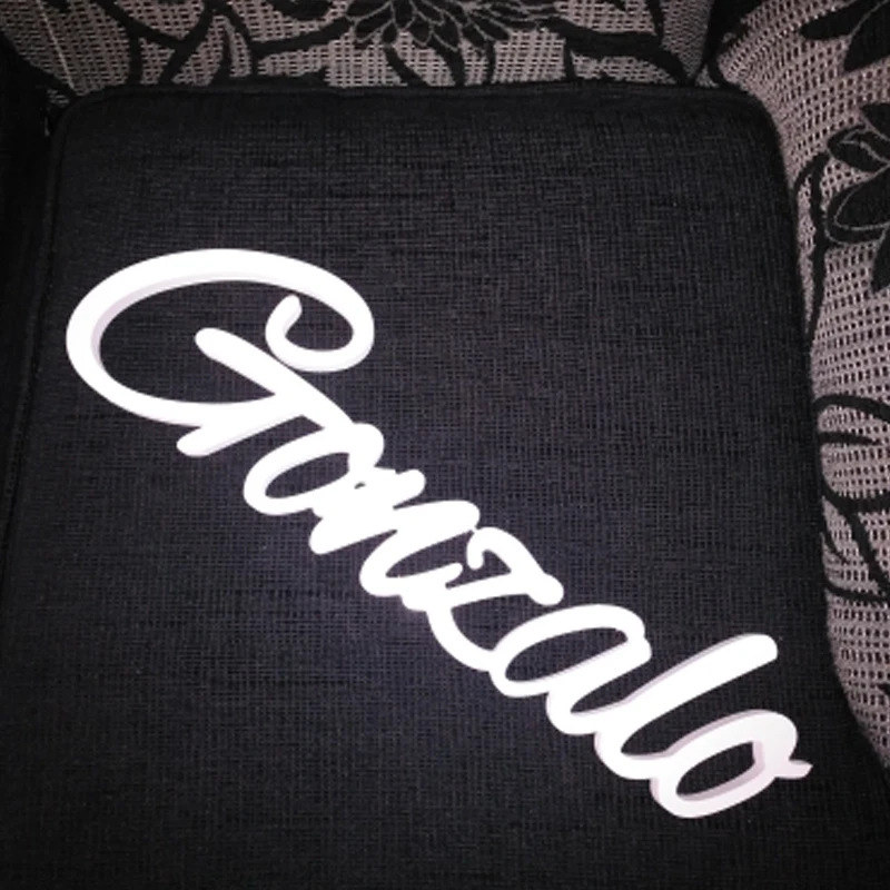 Индивидуальное детское деревянное имя логотип название настенное украшение