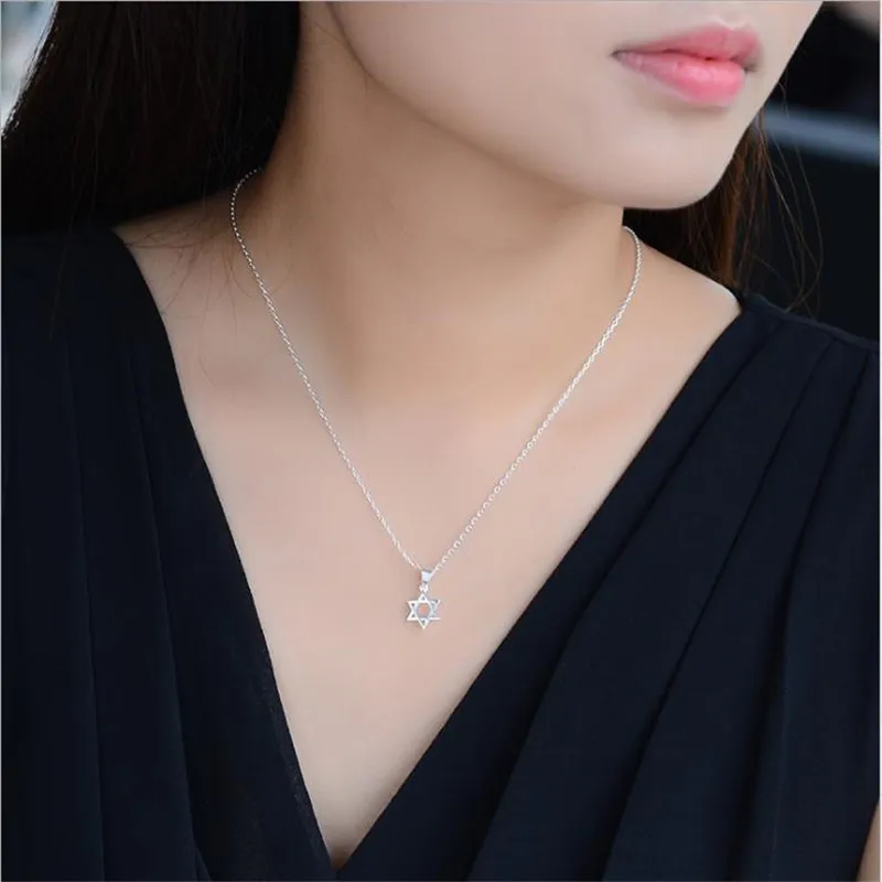 LUKENI модные 925 пробы серебряные Цепочки и ожерелья для Для женщин ювелирные