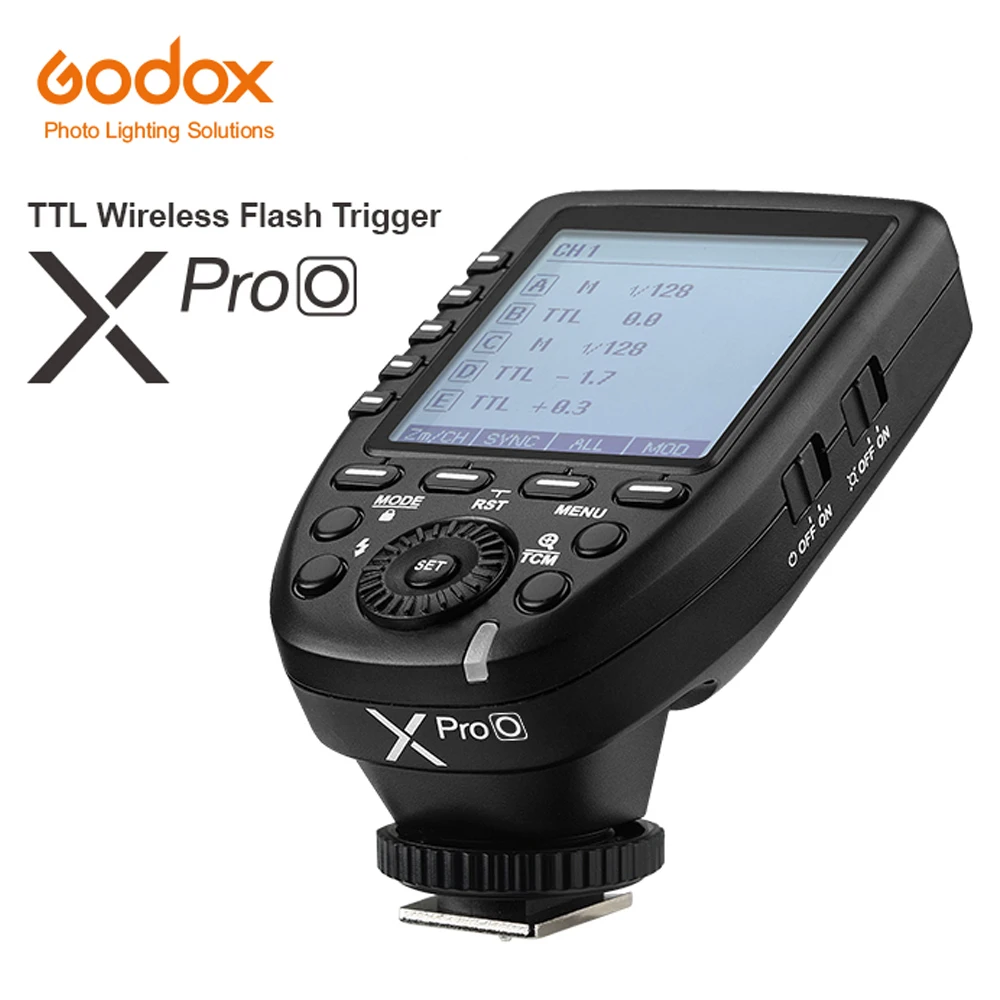 Высокоскоростной беспроводной передатчик вспышки Godox TTL 2 4G X с ЖК экраном Xpro O для