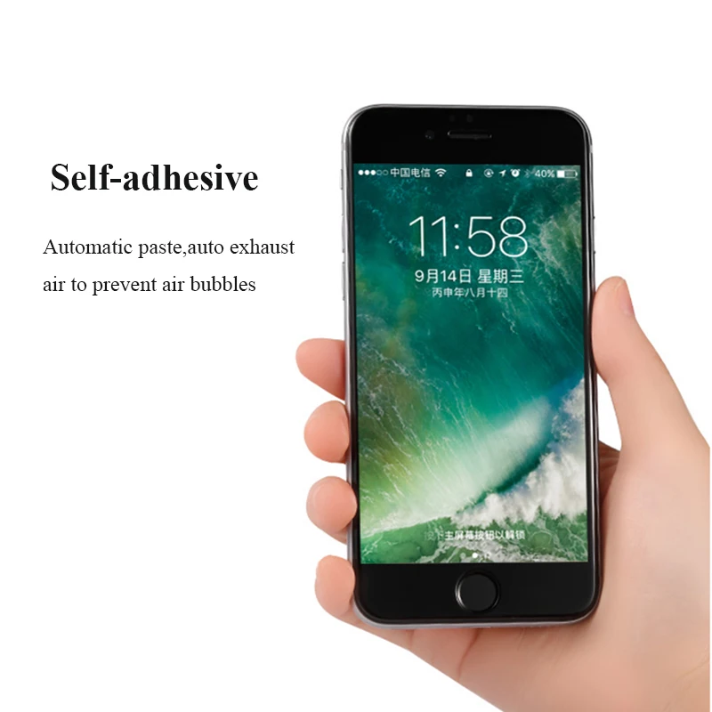 Защитное стекло baixin закаленное с полным покрытием для iPhone 5 5S 5c SE 6 s plus 6S Plus 7