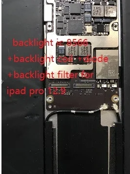Компл./лот для iPad Pro 12 9 A1584 A1652 1-50 компл./лот подсветильник ic LP8566 8566 катушка Ки 100