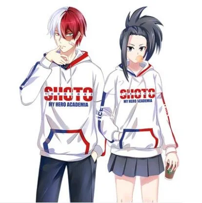 Высокое качество Q унисекс с героями из мультфильма Мой герой Todoroki шото Косплэй