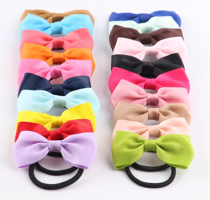 20 шт./лот 3 вида стилей лента для банта на волосы аксессуары девочек заколки волос