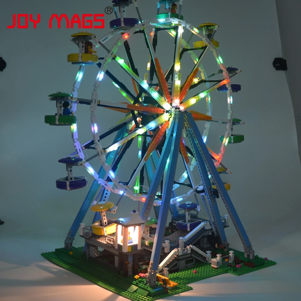 Комплект со светильник кой JOY MAGS для 10247 City Street колесо обозрения Совместимо с 15012