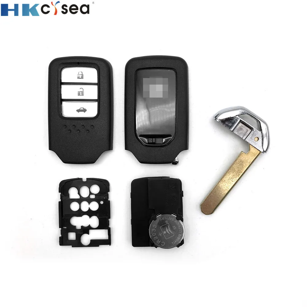 HKCYSEA 3 Button Car Key Remote 433mhz ID47 chip for Honda new Fit Binzhi XRV Smart Card 72147-T5A-G01 | Автомобили и мотоциклы