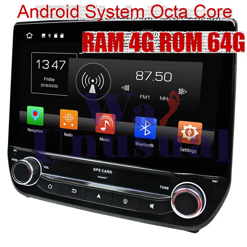Wanuary Android 8 0 Автомобильный мультимедийный GPS навигационный плеер для Ford Eco sport/Fiesta