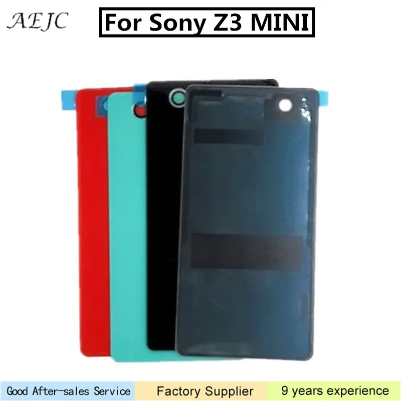 Высокое качество для Sony Z3 Mini задняя крышка корпуса батареи дверь черный белый