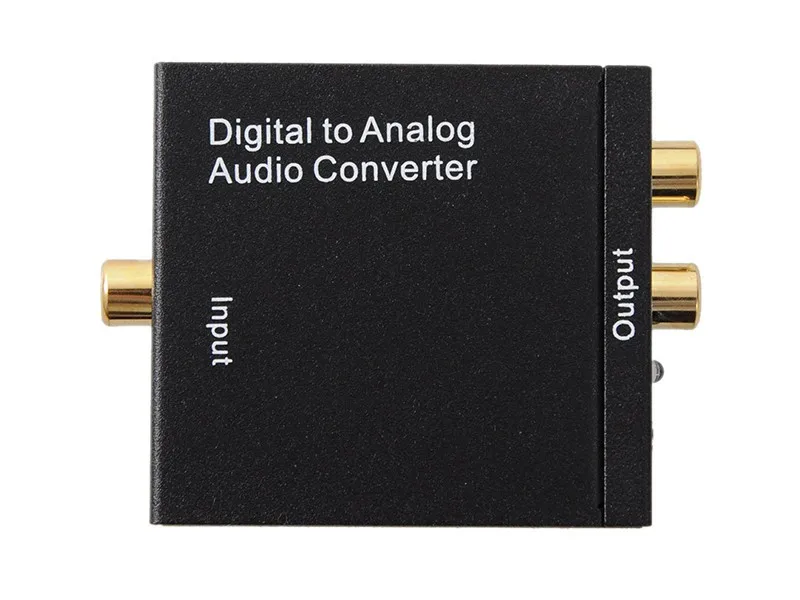 Цифровой адаптер оптический коаксиальный Toslink сигнал в аналоговый аудио