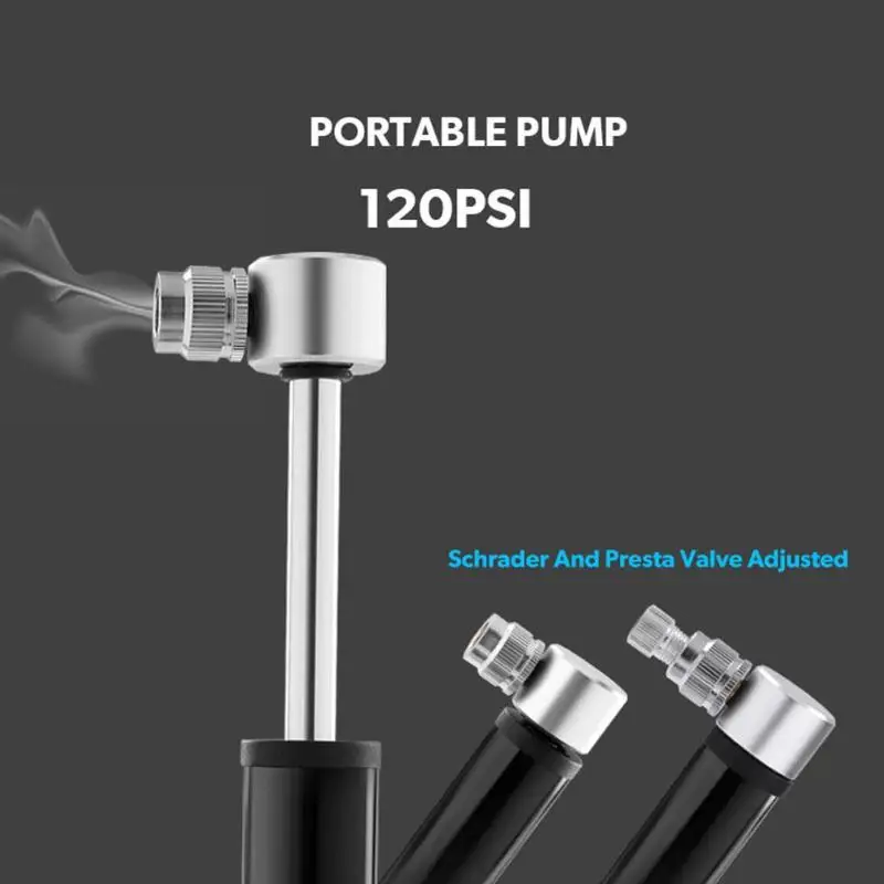 Portable Mini Bicycle Pump Aluminum Alloy Cycling Hand Air Pump Bike Pump bomba de ar bicicleta