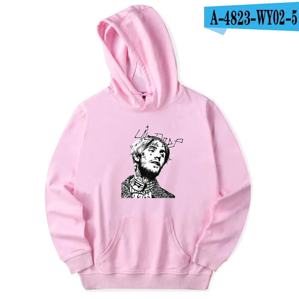 pink Aikooki новые Lil Peep толстовки мужские/женские осенние модные толстовки крутые флисовые свободные Лидер продаж Lil Peep толстовки Homme - Цвет: pink