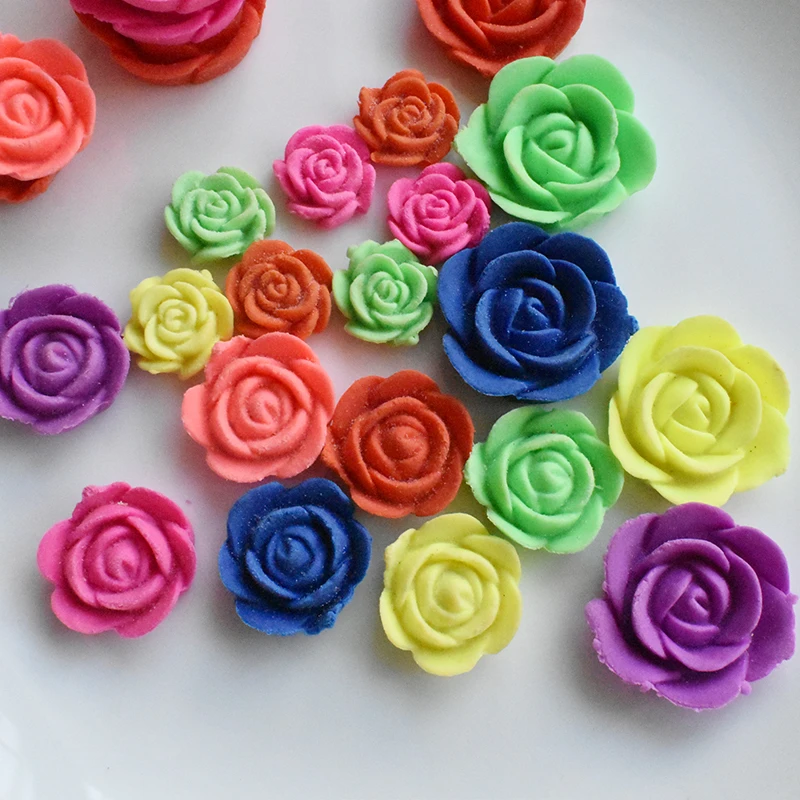 18 шт. ЭВА в форме розовых цветов хрустальные водяные бусины для почвы детей