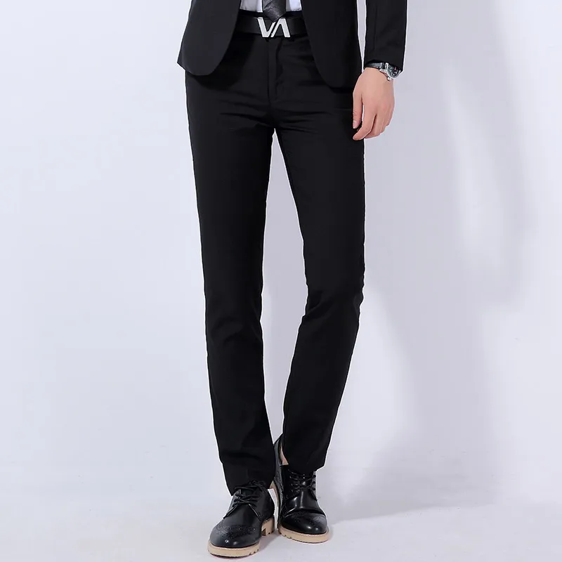 Мужской костюм брюки сплошной цвет большой размер высокое качество мужские