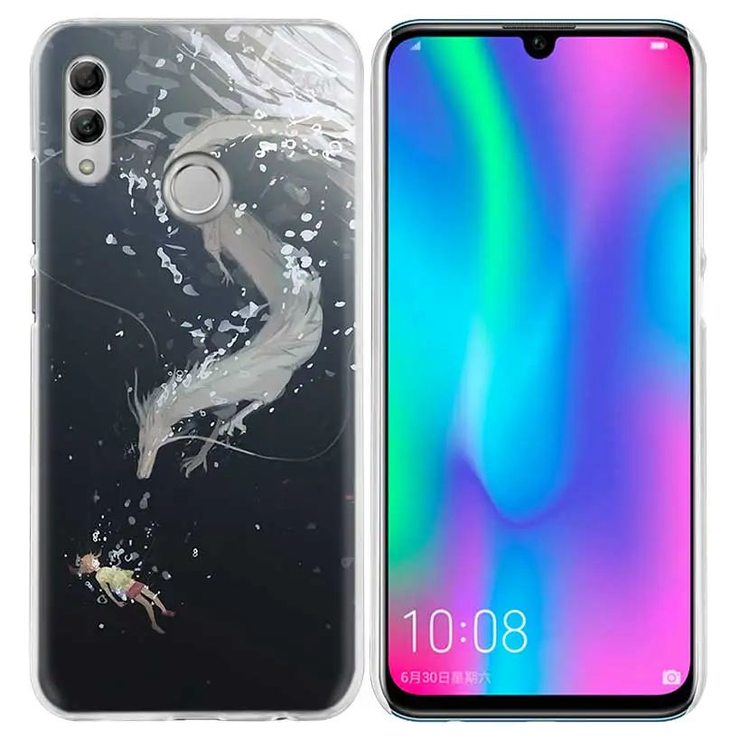 Тоторо Унесенные призраками Ghibli чехол для huawei Honor 8X Y9 9 10 Lite Play 7C 8C 8S 8A фотоаппаратов моментальной печати 7S 7A Pro V20 20i Y6 Y7 Y5 жесткий чехол из поликарбоната