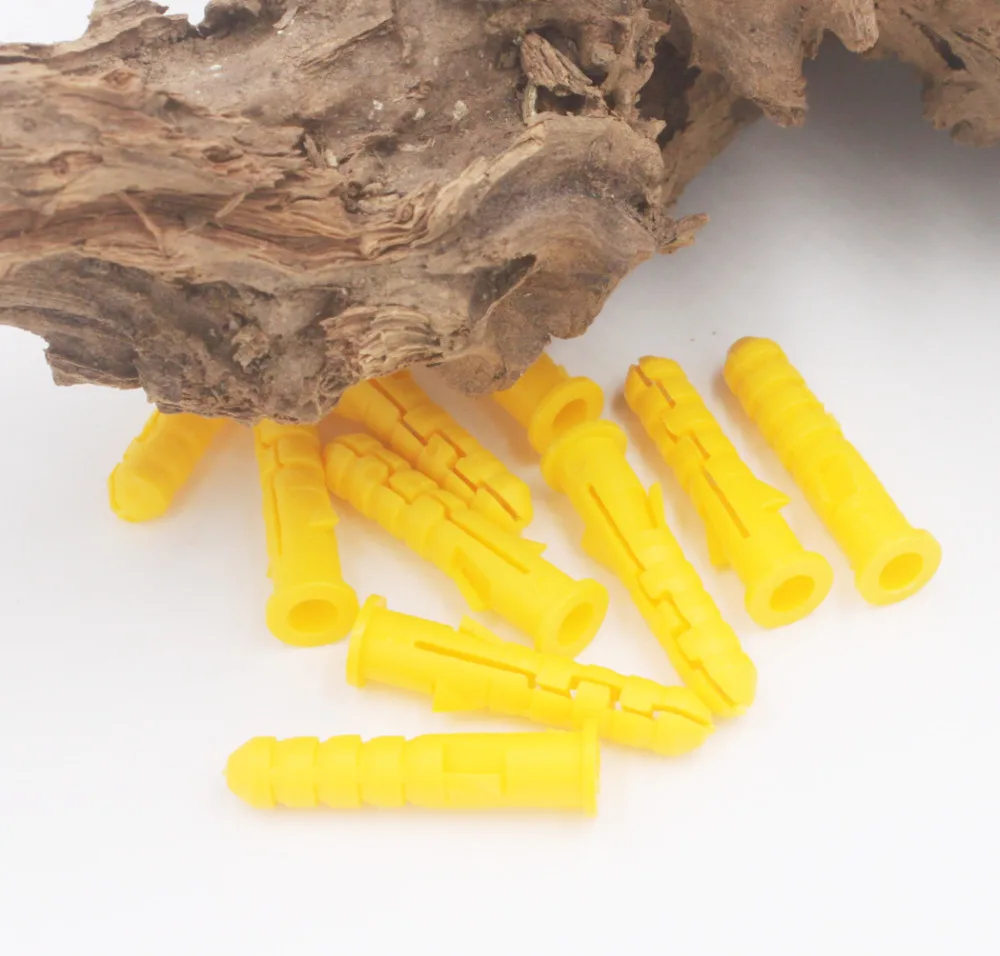 Ребристая пластиковая анкерная стена Расширительная Труба настенные заглушки