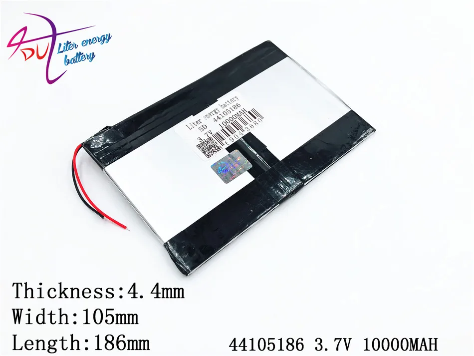 44105186 3,7 V 10000MAH 45105185 Liib (полимерный литий-ионный аккумулятор/) литий-ионный аккумулятор для планшетных ПК; V971, v972 четырехъядерный