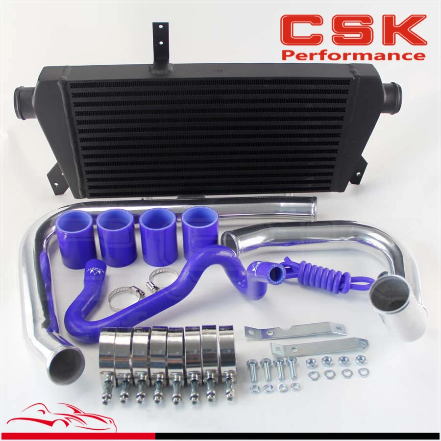 Обновленный интеркуллер FMIC Kit для 96 01 VW Passat Audi A4 B5 1 8 T черный/синий/красный|fmic