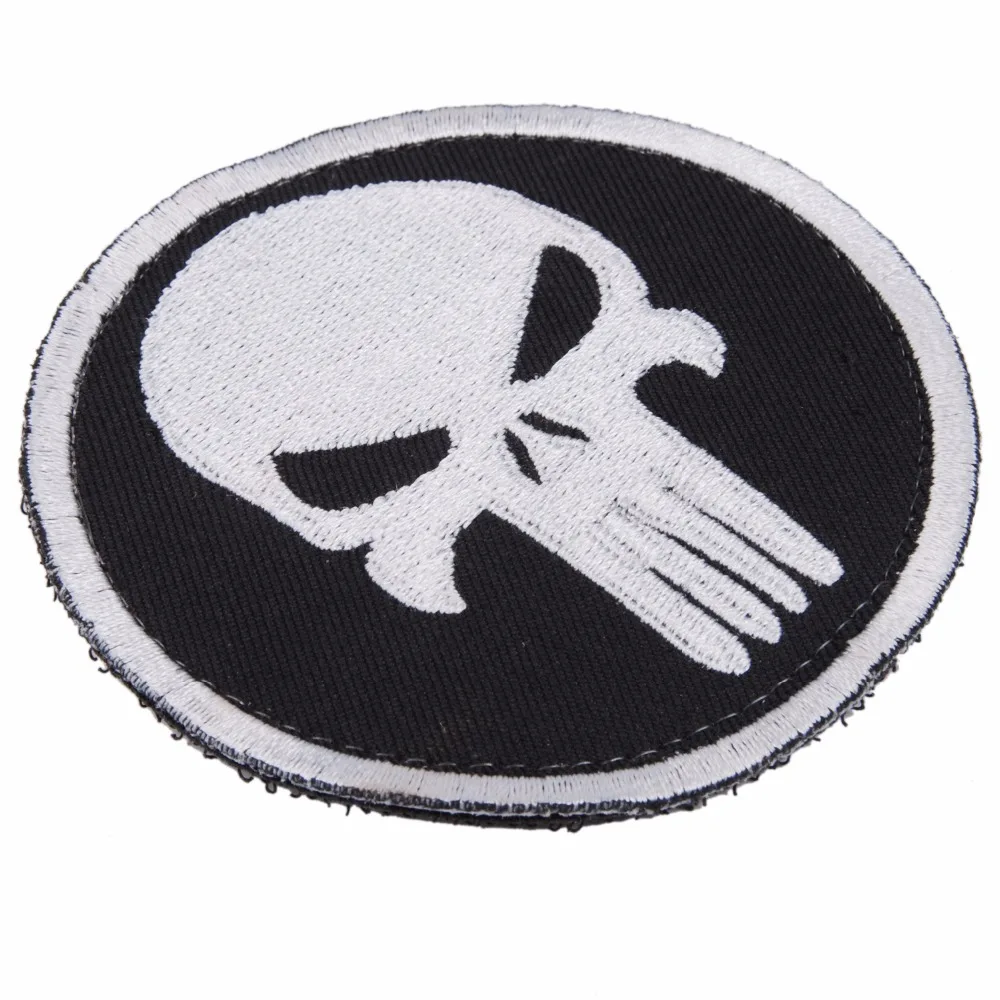 PUNISHER SKULL SEAL NAVY GUNS PAINTBALL SNIPER PATCH |