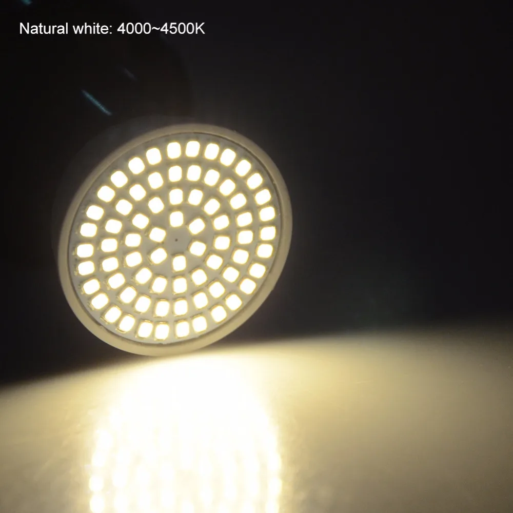 Светодиодный прожектор E27 4 Вт 6 8 220 В светодиодные лампы 2835SMD 54 светодиода 72
