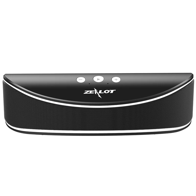 Zealot S2 Bluetooth динамик беспроводная музыкальная шкатулка USB флеш-накопитель сильный бас стерео динамик с микрофоном для xiaomi