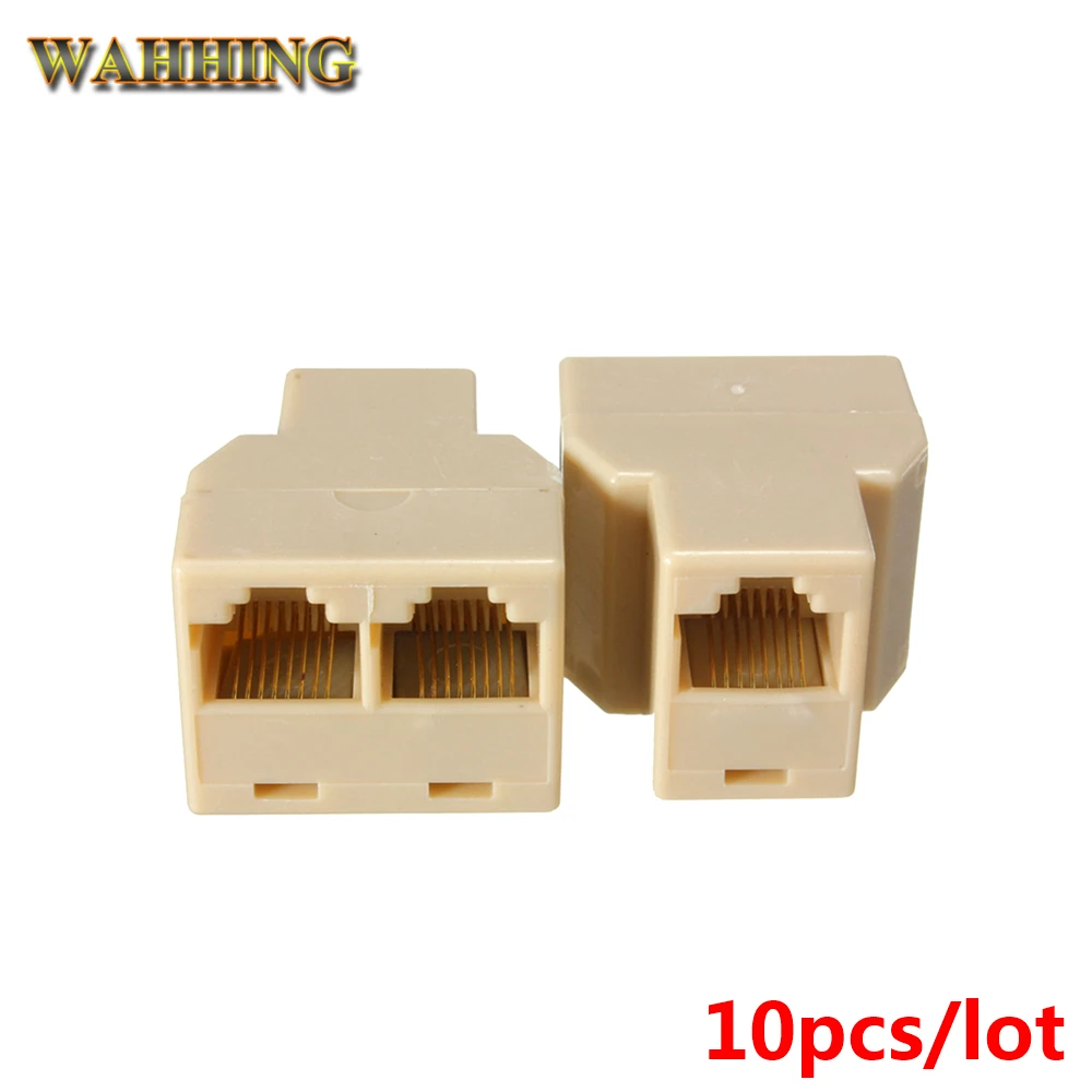 Двухсторонний Разветвитель RJ45 Разъем CAT5 CAT6 LAN Ethernet адаптер сетевой Модульный